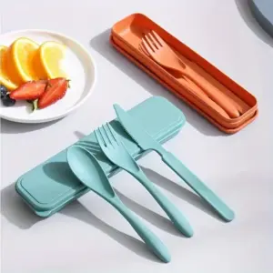 3-In-1Portable Cutlery Set